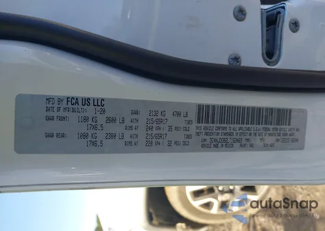 2020 Jeep Compass Trailhawk 4X4 из США, поврежденный, VIN 3C4NJDDB2LT163469